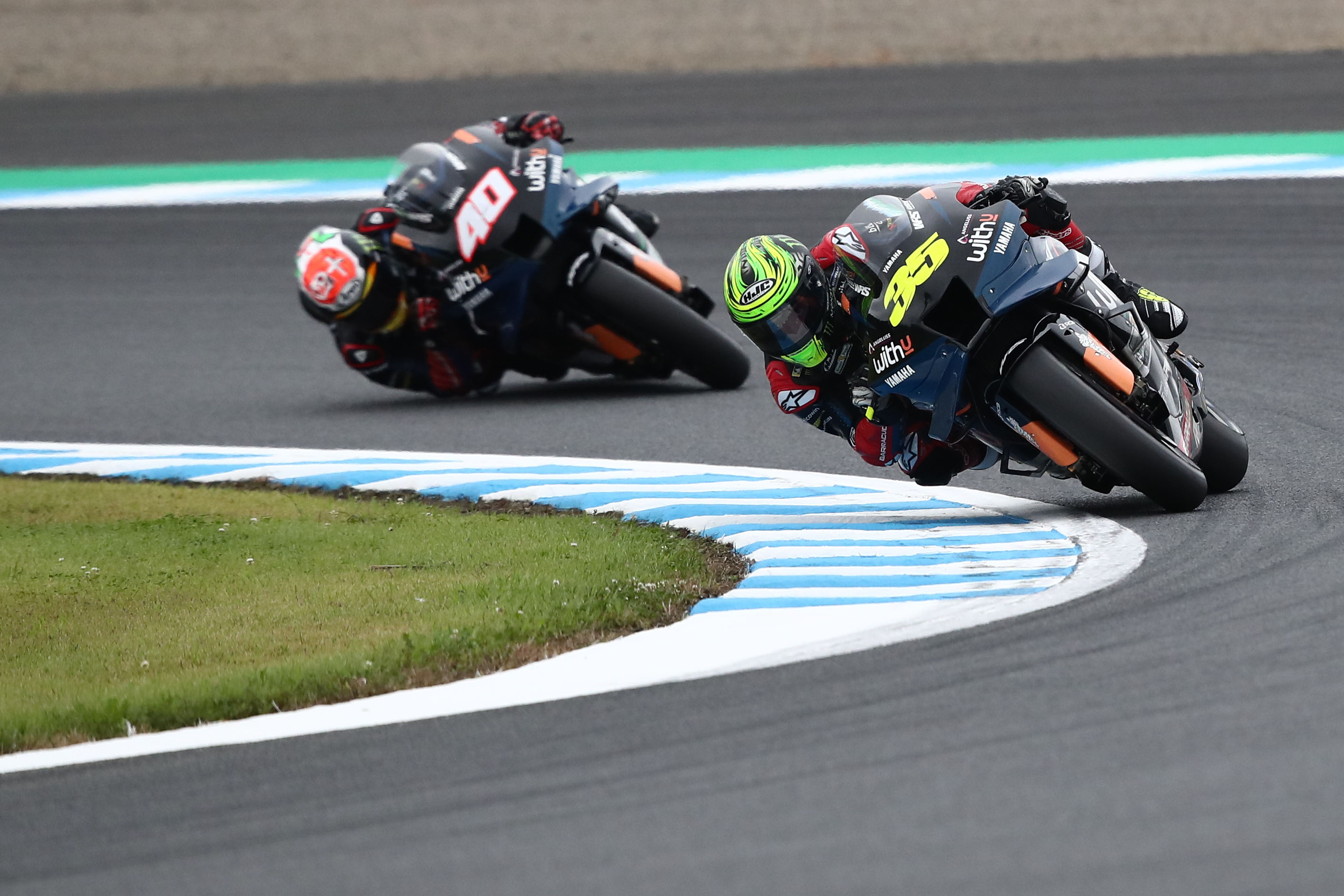 Strong Times by WithU Yamaha RNF MotoGP Team Duo on Opening Day in ...