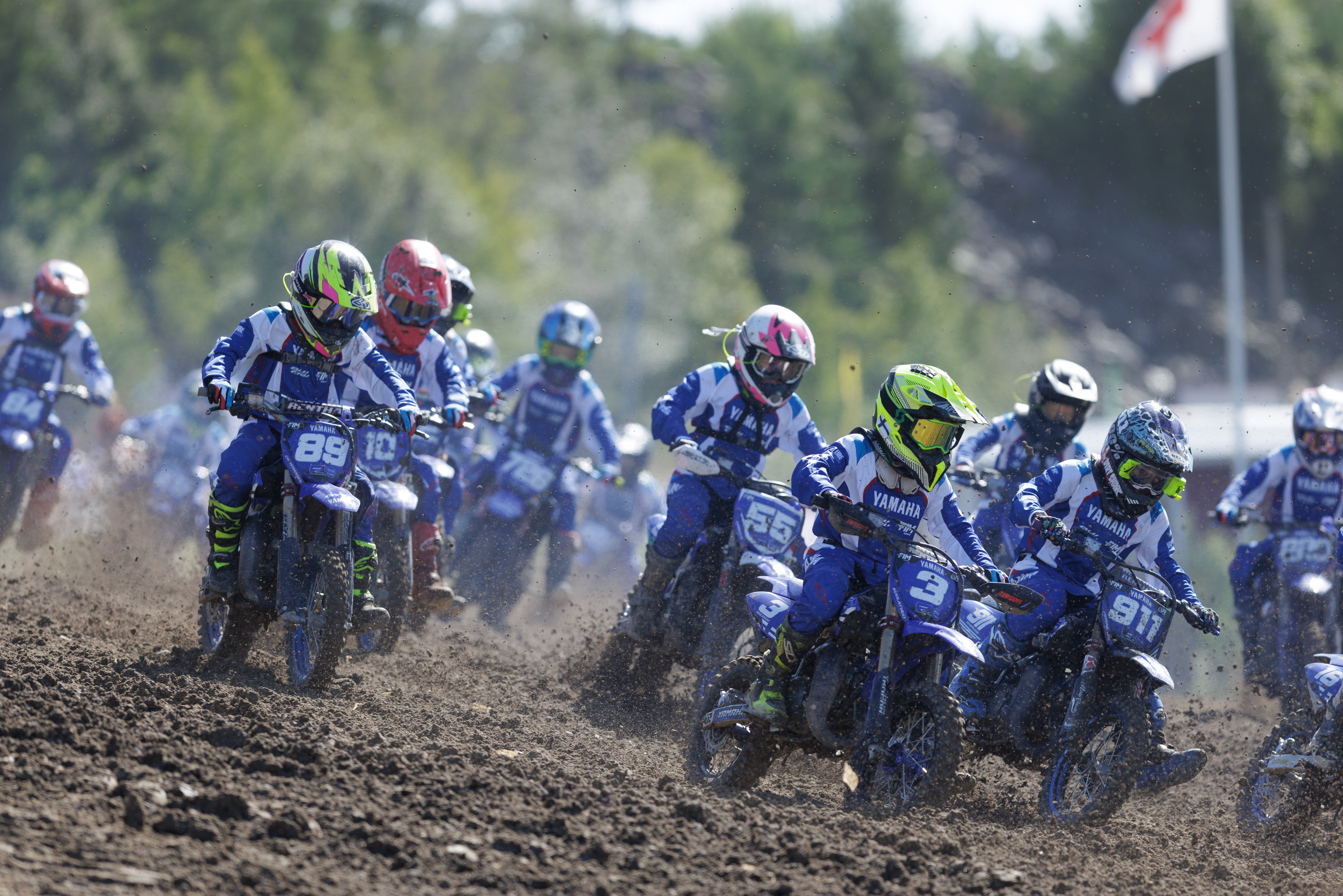 YAMAHA レースシャツ bLU cRU Yamalube YZ BLU CRU Cup - Yamaha Racing