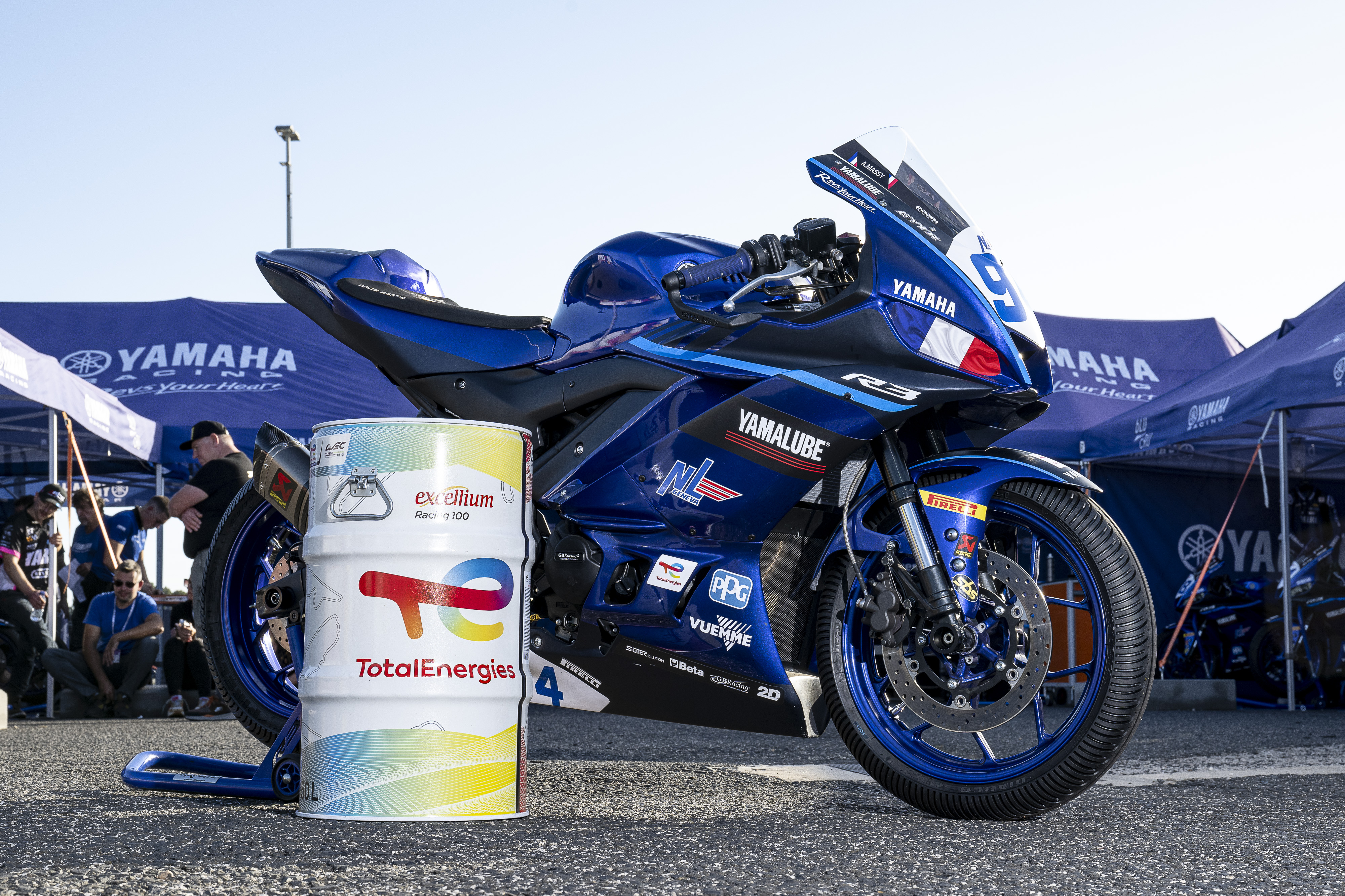 Yamaha Motor Europe to run 100 sustainable fuel in R3 bLU cRU SuperFinale with TotalEnergies Yamaha Racing