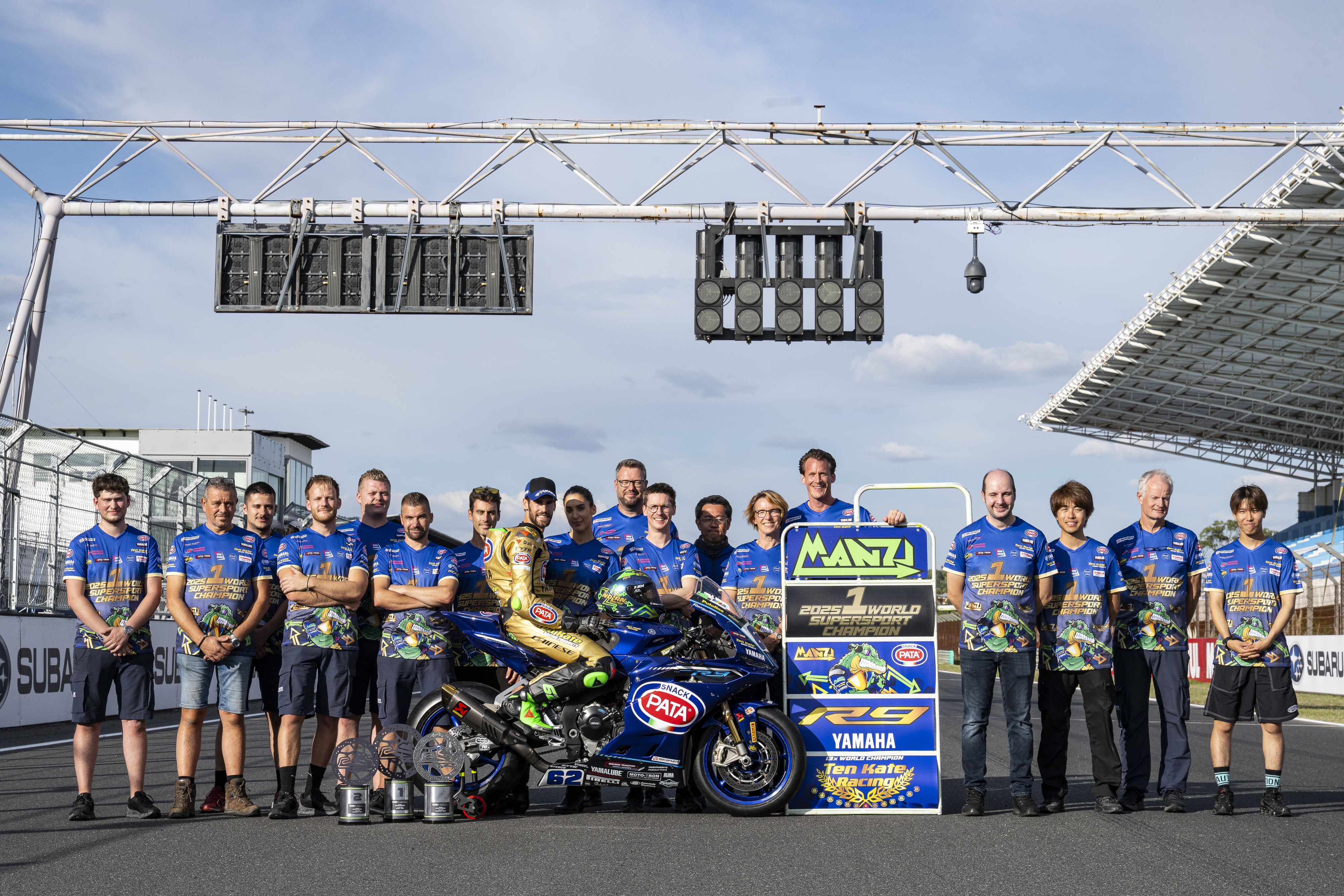 Stefano Manzi Crowned 2025 FIM Supersport World Champion - Yamaha