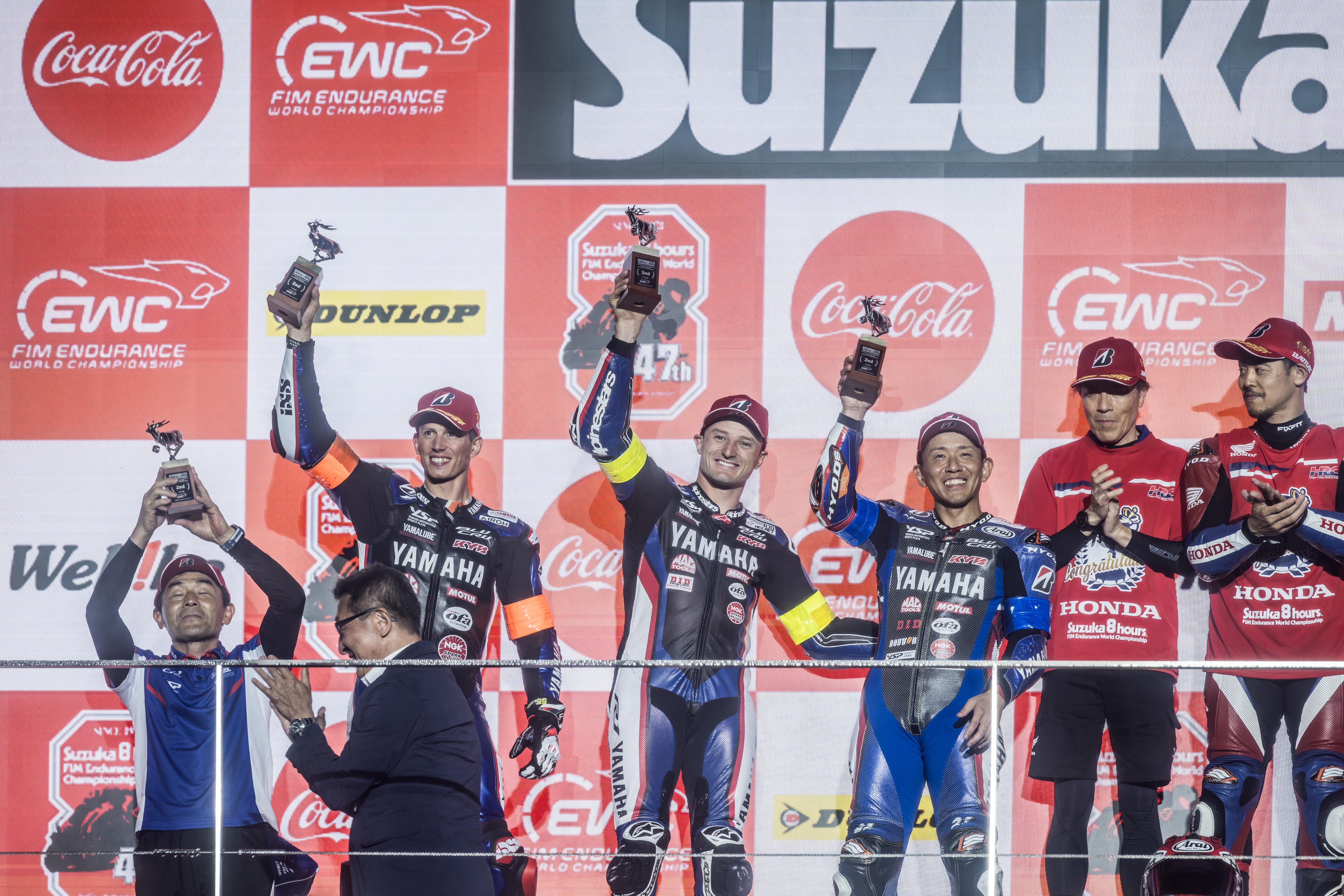 Yamaha Factory Racing Team Claims Superb Second at Rain-Hit Suzuka