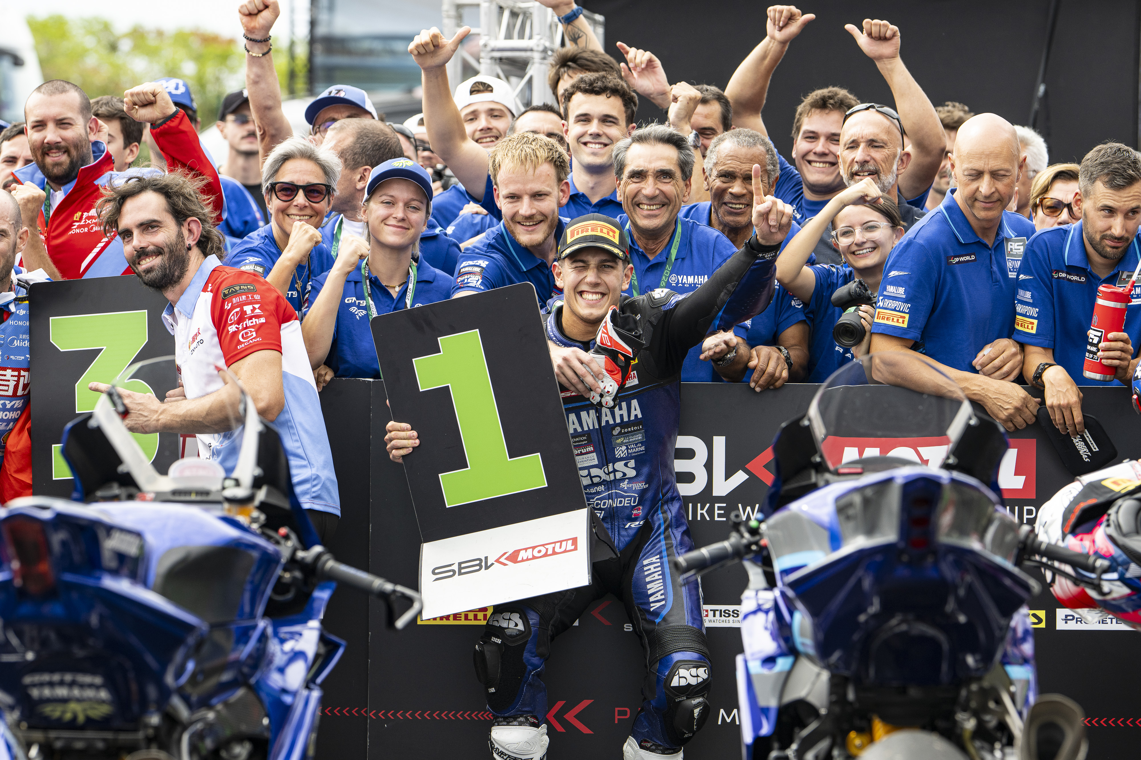 Roberto Garcia took a maiden victory in WorldSSP