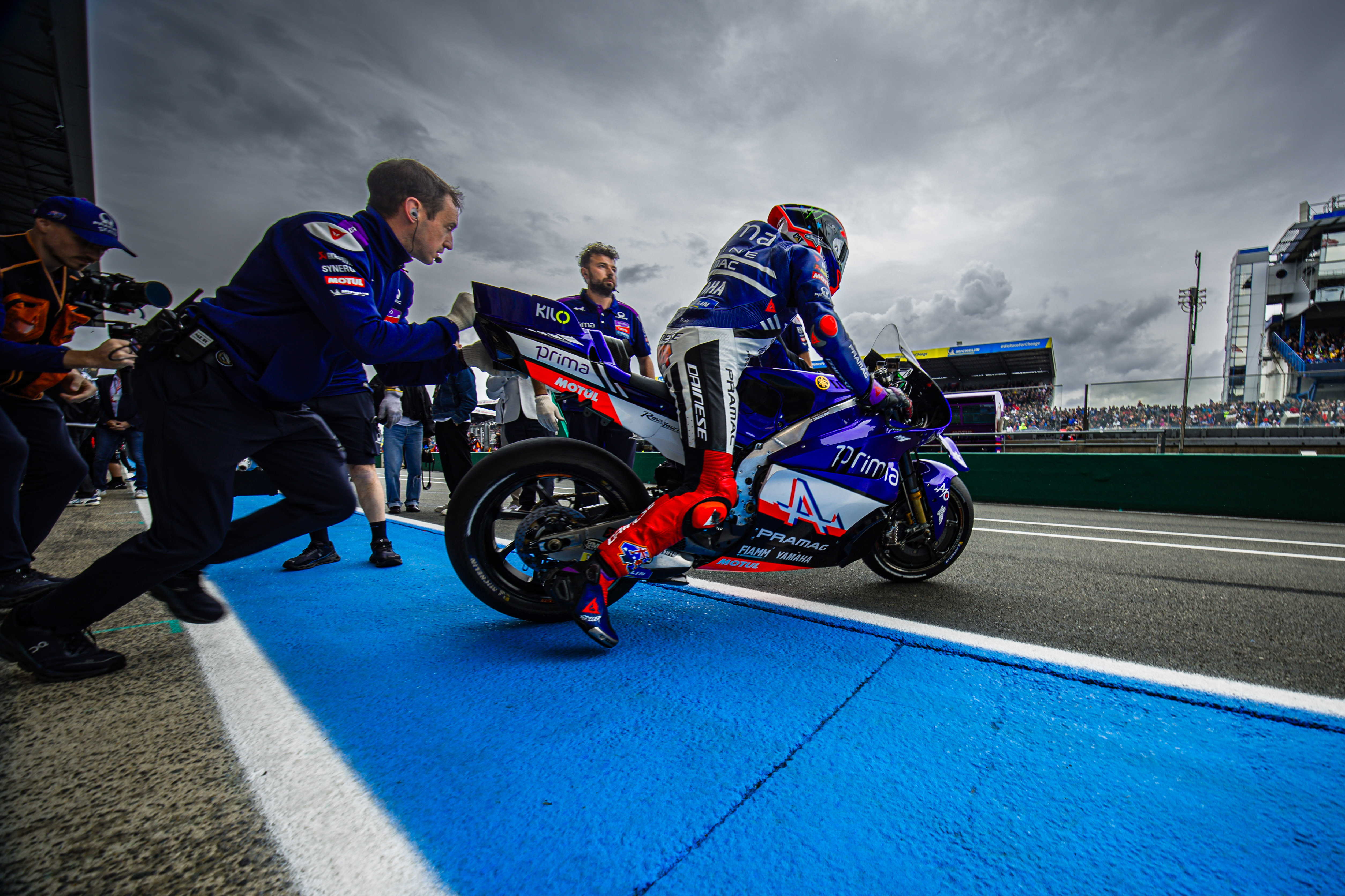 Final-Corner Crashes Cut Short Prima Pramac Yamaha MotoGP's Dream