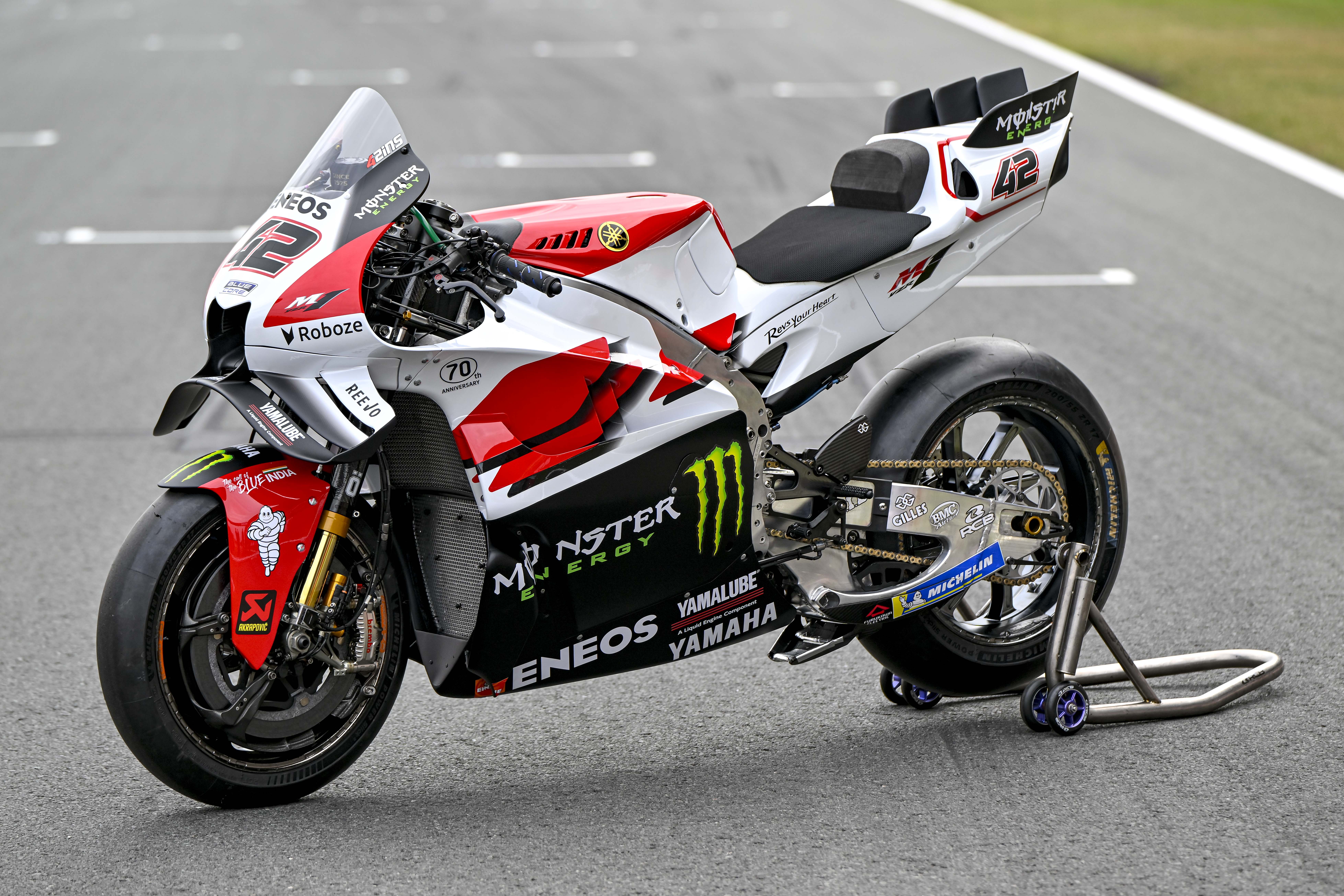 Yamaha Unveil Special Yamaha 70th Anniversary Livery ahead of